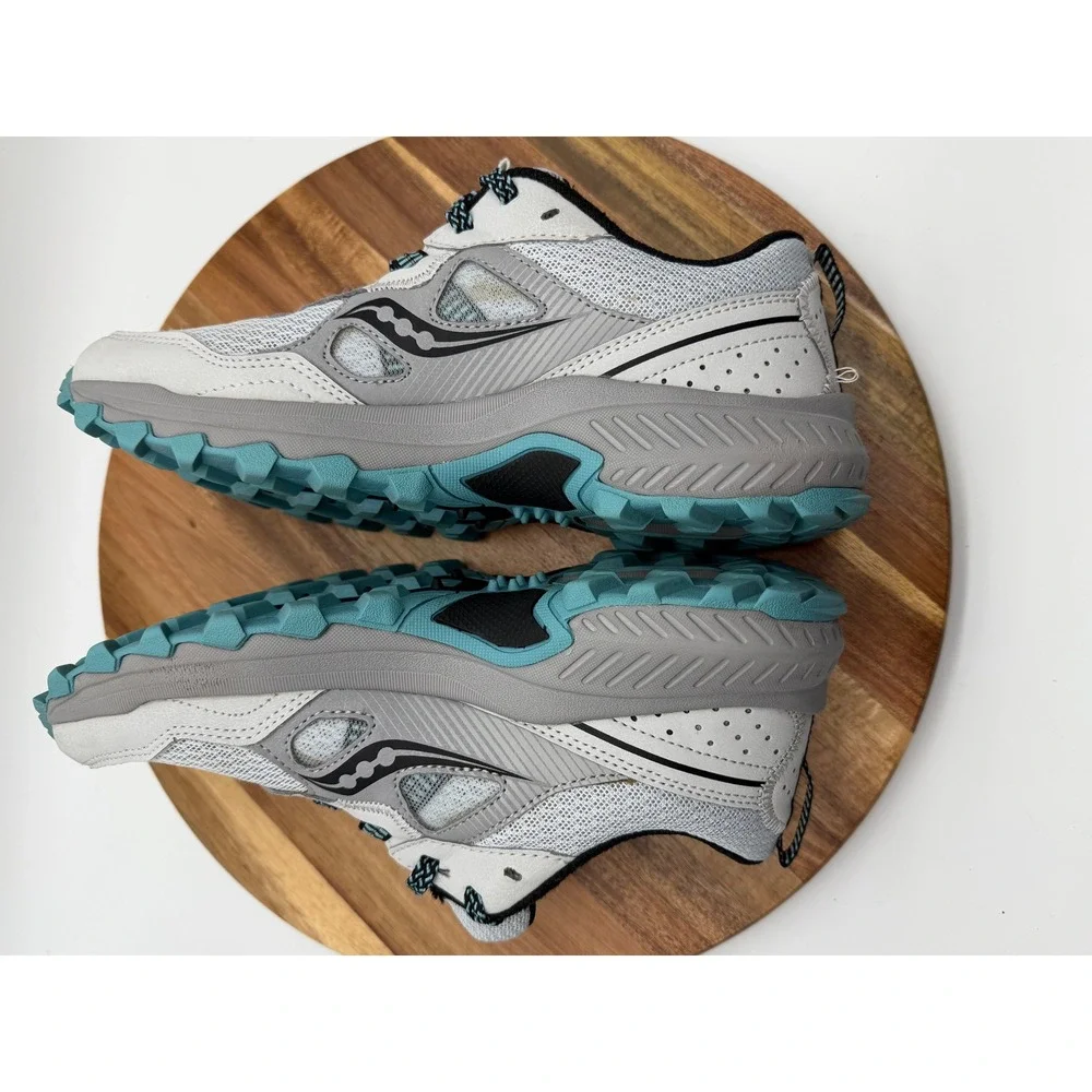 Saucony Excursion TR16 Women's Size 7 Trail Running Shoes Gray Teal‎  0397